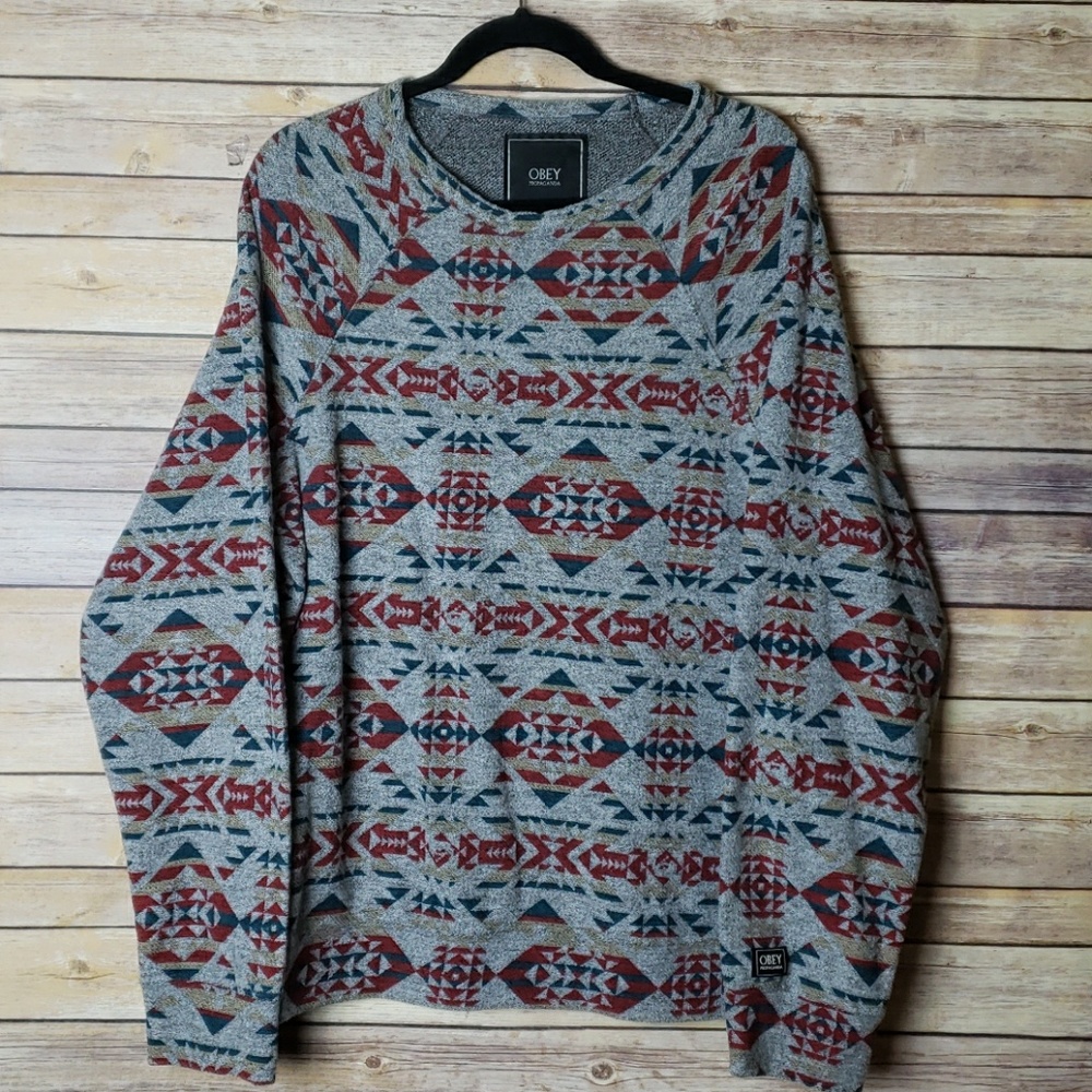 Obey Propaganda Aztec Sweater